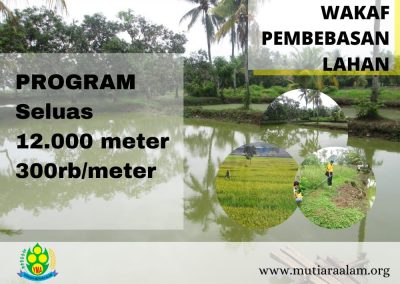 Wakaf Pembebasan Lahan Produktif